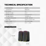 GS304 GROOVE DUAL MODE CONNECTION GAMING SPEAKER - Image 8