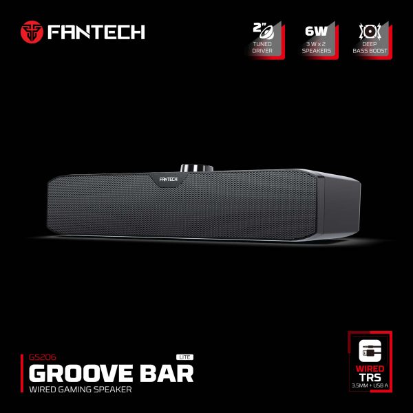 GS206 GROOVE BAR Wired 6W Gaming Speaker