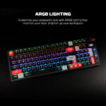 FANTECH ATOM PRO97 MK918 WIRELESS MECHANICAL GAMING KEYBOARD – TRI-MODE CONNECTION - Image 11