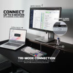 FANTECH SUPER MAXFIT AIR99 MK916 95% LOW PROFILE WIRELESS MECHANICAL KEYBOARD - 3 Connection Mode - Image 2