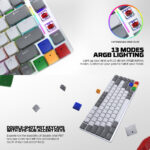 FANTECH SUPER MAXFIT AIR83 MK915 75% LOW PROFILE WIRELESS MECHANICAL KEYBOARD - 3 Connection Mode - Image 8