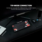 FANTECH ATOM PRO79 MK917 WIRELESS MECHANICAL GAMING KEYBOARD – TRI-MODE CONNECTION - Image 3