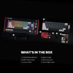 FANTECH ATOM PRO66 MK919  WIRELESS MECHANICAL GAMING KEYBOARD – TRI-MODE CONNECTION - Image 4