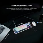 FANTECH ATOM PRO66 MK919  WIRELESS MECHANICAL GAMING KEYBOARD – TRI-MODE CONNECTION - Image 11