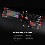 FANTECH ATOM PRO79 MK917 WIRELESS MECHANICAL GAMING KEYBOARD – TRI-MODE CONNECTION - Image 4