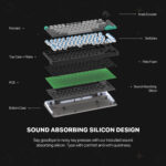 Atom Pro83 MK913 Tri-Mode Mechanical Keyboard - Image 4