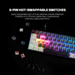FANTECH ATOM PRO66 MK919  WIRELESS MECHANICAL GAMING KEYBOARD – TRI-MODE CONNECTION - Image 10