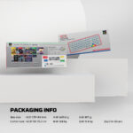 FANTECH SUPER MAXFIT AIR99 MK916 95% LOW PROFILE WIRELESS MECHANICAL KEYBOARD - 3 Connection Mode - Image 5