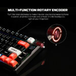 FANTECH ATOM PRO79 MK917 WIRELESS MECHANICAL GAMING KEYBOARD – TRI-MODE CONNECTION - Image 6