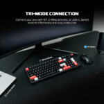 FANTECH ATOM PRO97 MK918 WIRELESS MECHANICAL GAMING KEYBOARD – TRI-MODE CONNECTION - Image 7