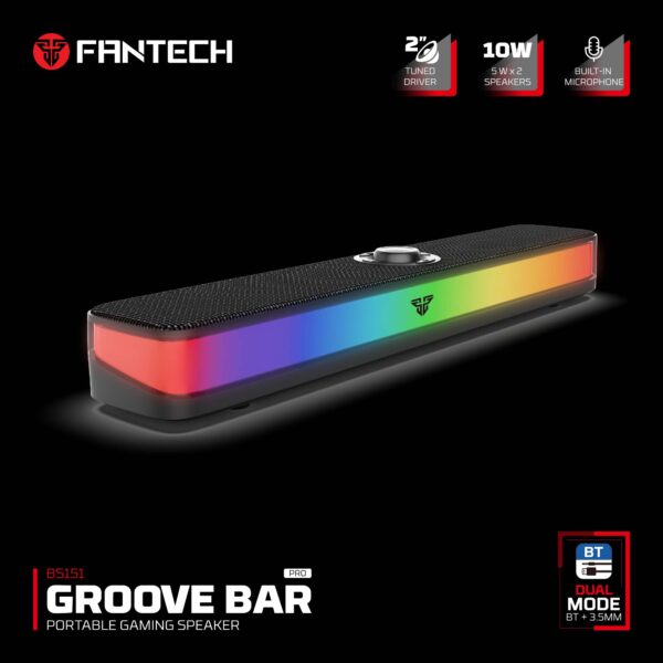 FANTECH BS151 GROOVE BAR PRO DUAL MODE CONNECTION GAMING SPEAKER