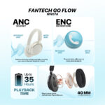 WH07A Fantech Go Headphone ANC Wireless Go Flow - Image 4