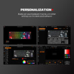 FANTECH ATOM PRO97 MK918 WIRELESS MECHANICAL GAMING KEYBOARD – TRI-MODE CONNECTION - Image 8