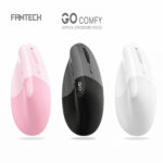 Fantech W195R  GO Comfy Mouse Vertical Ergonomic Design Wireless & Bluetooth Connection Compact Mouse