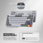 FANTECH SUPER MAXFIT AIR83 MK915 75% LOW PROFILE WIRELESS MECHANICAL KEYBOARD - 3 Connection Mode - Image 13