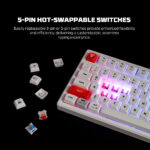 FANTECH ATOM PRO79 MK917 WIRELESS MECHANICAL GAMING KEYBOARD – TRI-MODE CONNECTION - Image 9