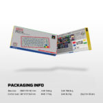 FANTECH SUPER MAXFIT AIR83 MK915 75% LOW PROFILE WIRELESS MECHANICAL KEYBOARD - 3 Connection Mode - Image 14