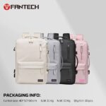 Fantech BG895 Bag Breathable Foam Polyester Fabric All in one Expandable Travel Backpack Splash-Resistant Protection - Image 7