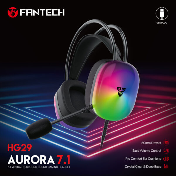 HG29 Fantech Gaming Headphone Wired USB