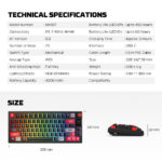 FANTECH ATOM PRO79 MK917 WIRELESS MECHANICAL GAMING KEYBOARD – TRI-MODE CONNECTION - Image 14