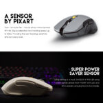 FANTECH RAIGOR III WG12R RECHARGEABLE WIRELESS GAMING MOUSE - Image 2