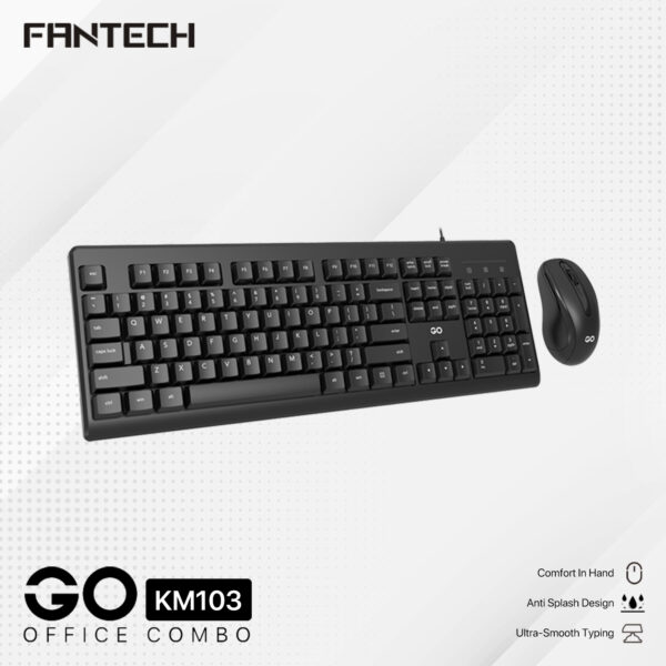 Fantech KM103 Usb Wired Keyboard And Mouse Combo