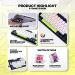 Atom87S MK877S Mori Edition Mechanical Keyboard - Image 8