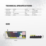 Atom87S MK877S Mori Edition Mechanical Keyboard - Image 10