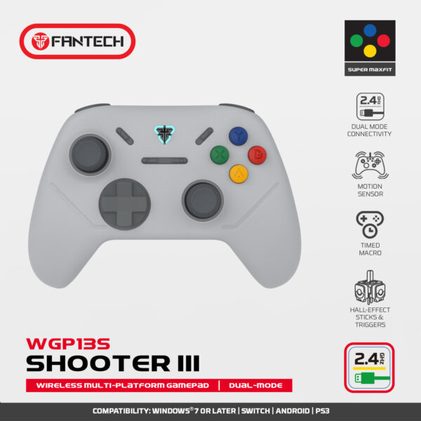 WGP13S (SUPER MAXFIT) Fantech Multi Platform Gamepad Android PC PS Gamepad