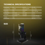 Fantech Sonara UFM1 Finecoustic – ProSound Wired Microphone - Image 9