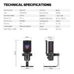 Fantech WMCX01 Leviosa Wave Microphone - Image 9