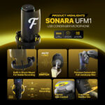 Fantech Sonara UFM1 Finecoustic – ProSound Wired Microphone - Image 3