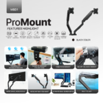 Fantech ProMount MBD1 – Elite Workstation Monitor Bracket - Image 7