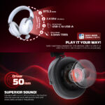 Fantech Stellar WHG05 Tri-mode Connection Headphone - Image 4