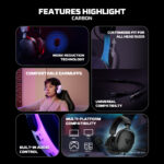 Fantech MH92 Carbon 3.5mm Aux Wired Headphone - Image 3