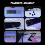 Fantech MK211 Atom 61 Mechanical Wired Keyboard - Image 5