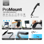 Fantech ProMount MBS1 – Elite Workstation Monitor Bracket - Image 7