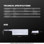 Fantech Atom HE68 MK811 Magnetic Wired Keyboard - Image 7
