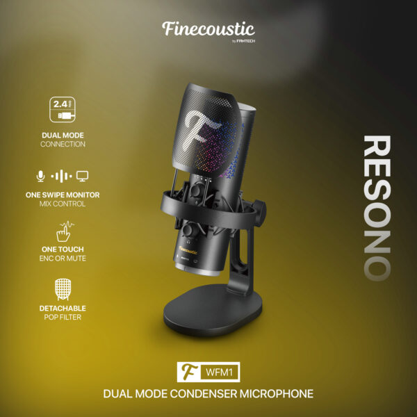 Fantech Resono WFM1 Finecoustic – WavePro Wireless Microphone