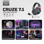 Fantech HG31 Cruze 7.1 Usb Wired Gaming Headphone - Image 7