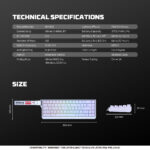 Fantech MK922 Atom HE68 Pro Wireless Magnetic Keyboard - Image 10