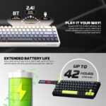 Fantech MK922 Atom HE68 Pro Wireless Magnetic Keyboard - Image 9