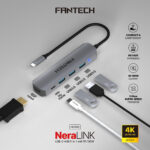 Fantech NeraLINK HC052 5-in-1 USB-C Hub