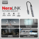 Fantech HA3041 NeraLINK USB Hub - Image 3