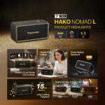 HAKO NOMAD L (FBS2) Portable Bluetooth Speaker - Image 2