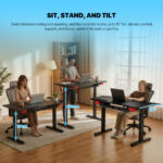 Fantech DW314 Zurich Dual-Motor Adjustable Rising Desk - Image 2