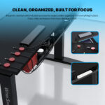 Fantech DW314 Zurich Dual-Motor Adjustable Rising Desk - Image 4