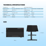 Fantech DW314 Zurich Dual-Motor Adjustable Rising Desk - Image 8