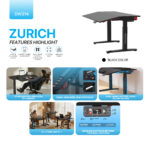 Fantech DW314 Zurich Dual-Motor Adjustable Rising Desk - Image 6
