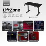 Fantech GD1014 LiftZone Adjustable Gaming Desk - Image 2